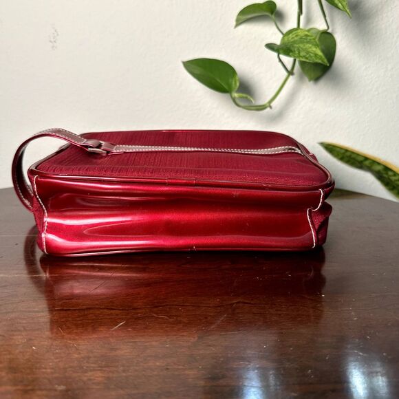 Estee Lauder Red Cosmetic Travel Bag Toiletry Organizer with Handle - Picture 6 of 6